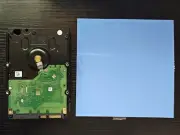 1 Pcs mini-ITX size 170*170*5mm Thick Blue Silicone Thermal Conductive Pad Uncut