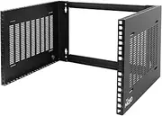 Tecmojo 6U Wall Mount Rack, 14 Inch Depth, 19" Network Rack for Shallow Server and IT Equipment, Switches, Patch Panel Bracket, 110lbs Weight Capacity, Black