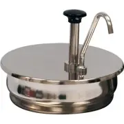 Benchmark Stainless Steel Syrup Condiment Pump for 7 Quart Inset Pan Silver