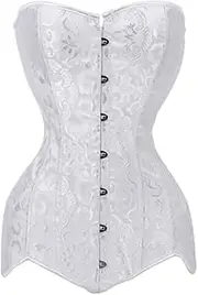 Long Corset Plus Size Steel Corset Ladies Corset Hip Floral Sexy Bodysuit