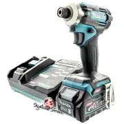 Makita GDT01 XGT 40V MAX Brushless Li-Ion Mode 4‑Speed Impact Driver 2.5 Ah Kit