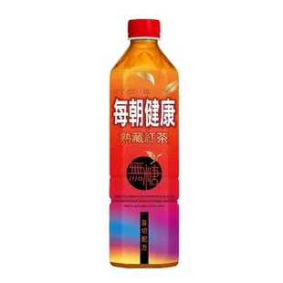 每朝健康 綠茶 雙纖綠茶 無糖紅茶 650ml(24入) 任選兩箱【康鄰超市】