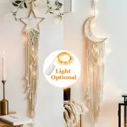 Bohemian Macrame Tassel Wall Hanging Tapestry Dream Catcher Decor Light Gift AU