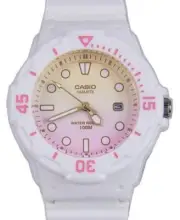 Casio Ladies Diver Watch LRW-200H-4E2 Rotating Bezel WR 100M 2YR Warranty