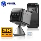 Home Security Camera 4G ULTRA HD 2K Dual Lens 6X Optical Zoom Mini 128GB Small