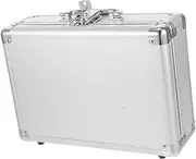 SHINEOFI Aluminum Alloy Briefcase Durable Hard Tool Case with Handle for Versatile Storage for Cosmetics Equipment and Tools Lightweight and Compact Design