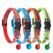 Cat Collars with Bell, Breakaway Cat Collars, Reflective Cat Collars, Nylon C...