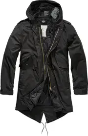 Brandit M51 US Parka Jacket, black, Size 3XL