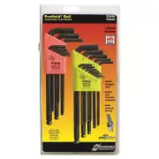Bondhus ProHold L-Wrench Ball End Hex Key Set Metric / Imperial 22 Piece - 20499