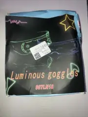 LUMINOUS GOGG LENS GLASSES GLOW IN DARK PARTY
