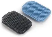 Joseph Joseph CleanTech Washing-up Scrubber (2-Pack) - Blue/Grey
