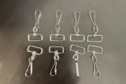8 Metal Swivel Snap Hooks