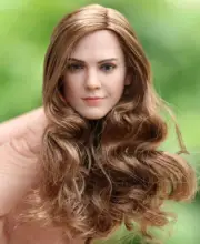 1/6 Female Head Sculpt Blonde Curly hair Girl Hermione Emma Watson F 12" Figure