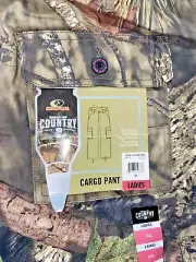 MOSSY OAK CARGO PANTS WOMENS Break-Up Country Camo Size XXL Hunting NWT