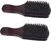 VICASKY Versatile Grooming Tool 2pcs Boar Bristle Beard Brush for Men Hair Styling Brush