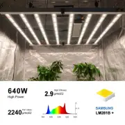 Spider FC6500 LED Grow Light Samsung LM281B Sunlike Full Spectrum 640W Grow Lamp