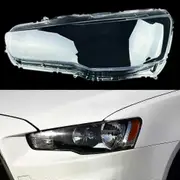 Compatible For Mitsubishi Lancer EX 2010 ~ 2016 Headlamp Cover Lamp Shade Lamp Headlight Shell Lens Plexiglass Replace Original Lampshade Left