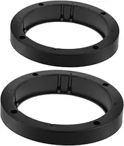 Mikinona 2 Pcs Car Speaker Spacer Rings Plastic Speaker Gasket Mounting Bracket for Car Audio Systems Thick Easy Install Durable Versatile Use for Enhanced Sound Clarity