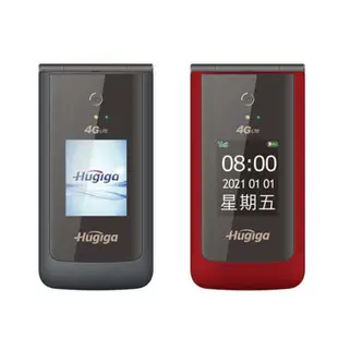 HUGIGA A8 LTE 經典歐風美型翻蓋折疊手機/老人機/長輩機(全配)