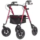 10” Deluxe ELENKER Rollator Walker Medical Aid Heavy Duty Wheelchair Stand Up US
