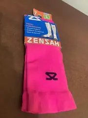 Zensah Tech+ Compression Socks Hot Pink Size Large Unisex New with tags