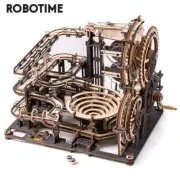 Robotime ROKR Marble Night City DIY Wooden 3D Puzzle Toy 294pcs Building Blocks