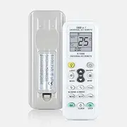 K-1028E LCD Air Conditioner Remote Control 1000-in-1 1000 in 1 Compatible for Mitsubishi Toshiba HITACHI FUJITSU SANYO GREE HAIER Huawei LG Midea Daikin More Brands A/C Conditioning AC Controller
