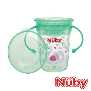 Nuby Tritan501魔術杯 240ml-天鵝