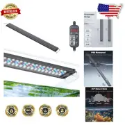 Remote-Controlled Full Spectrum LED Light with 24/7 Natural Mode for Aquariums