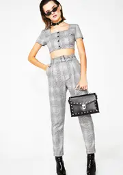 Makin History Plaid Set