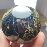 240g WOW! Natural Rare Pietrsite Crystal ball Quartz Sphere Healing