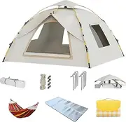 Azragon Camping Tent Set: Fully Automatic Instant Setup, Waterproof, 6-Level Wind Resistant.Perfect for Outdoors Hiking,Beach,Backpack.