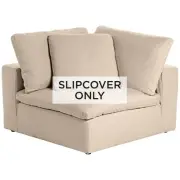 Sahara Sand Slipcover for Skye Peyton Corner Sectional Chairs