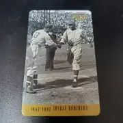 Jackie Robinson $19.47 Phone Card. Very Cool Piece Of History. 1997 Score Board