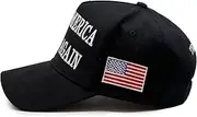 [Aeonda] Trump 2024 45-47 MAGA Hat Make America Great Again Donald Trump Slogan with USA Flag Baseball Cap