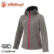 【Wildland 荒野 女 三層貼防風保暖功能外套《黑》】0A72907/夾克/運動外套/抗風透氣