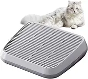 Litter Box Step | Litter Trap Mat Cat Ramp - Anti Tracking Trapper Tray with Filter Function, Non Slip Double Layer Pet Supplies for Small & Elderly Breeds