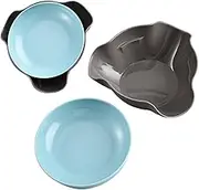 Snack Serving Bowl, Nut Storage Bowl Serving Snack Dish, Double Layer Pistachios Bowl with Nut Shell Organizer for Edamame, Fruits, Cherries