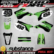 Custom decal kit for Kawasaki KX 250 1999 2000 2001 2002 KING STYLE stickers