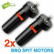 2x BBQ SPIT ROTISSERIE MOTOR ROAST Souvla Cyprus Brazil Grill Barbecue Charcoal
