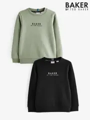 Baker by Ted Baker 100% Cotton Sweatshirts 2 Pack (E22792) | $90 - $99