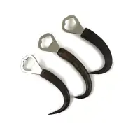 Chamois horn bottle opener