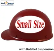 MSA Skullgard Small Cap Style with Ratchet Suspension - Custom Maroon