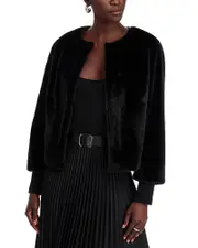 T Tahari Faux Fur Jacket