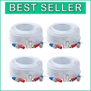 150ft BNC Video Power Cable Set with RCA Connectors for Enhanced Security