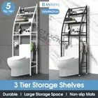 3 Layers Bathroom Rack Over Toilet Laundry Washing Machine Storage Shelves Hook