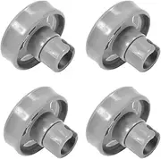 4x Dishwasher Lower Basket Wheels,Universal Bottom Basket Rollers & Axles Pin Replacement for Hotpoint/Candy/Ariston/Creda/Fisher & Paykel/Haier/Smeg/Kenwood/Indesit/Hoover and more Dishwasher