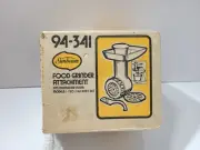 Sunbeam 94-341 Mixmaster Food Grinder Attachment Fit Mixmaster Mixer 1-150,1-161
