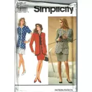 Simplicity Sewing Pattern 7607 Skirt Straight or Flounce Jacket Sz 18-22 UNCUT