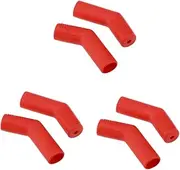 3sets Motorcycle Gear Shifter Boot Protector Comfortable Fit Red Protective Cover Easy to Install 2pcs*3